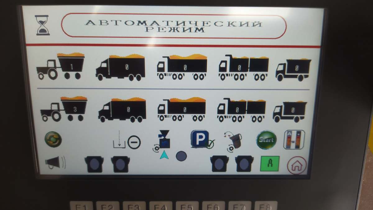 Пульт управления пробоотборником - автоматический режимрежим